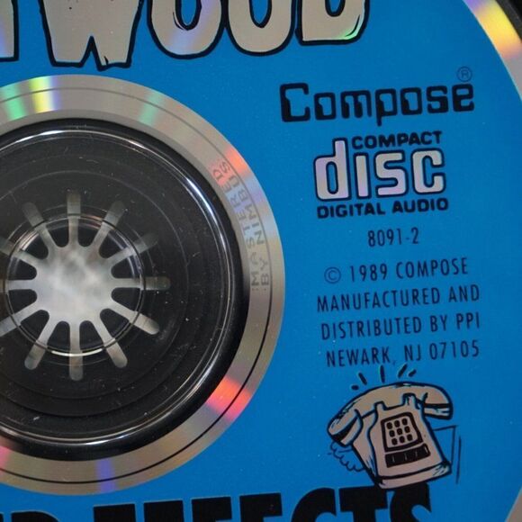 More Hollywood Sound Effects Various Artists Audio CD Vintage 1989 Compose Recor - Picture 6 of 6